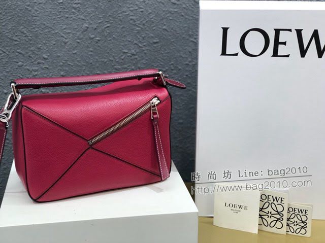 LOEWE經典爆款包包 羅意威小號Puzzle拼接手提斜挎包 10172  tcl1336